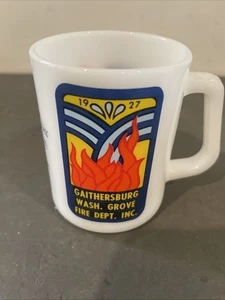 1 Mug Federal Glass Co. Mug Gaithersburg Washington Grove Volunteer Fire Dept. - Picture 1 of 8