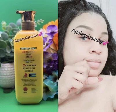 Caribbean Secret 5D Whitening Face & Body Lotion 500ml SPF30 7 Days - Image 1 of 2