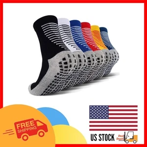 Durable Non-Slip Athletic Socks for Active Boys & Girls - Machine Washable - Picture 1 of 9