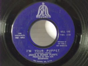 James & Bobby Purify,Bell,"I'm Your Puppet",US,7" 45,1968 Northern Soul hit,MINT - Picture 1 of 2
