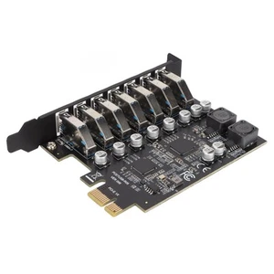 7-Port-PCIe-Erweiterungskarte 7 Ports USB 3.2 Gen1 5 Gbit/s Hochgeschwin NTS - Afbeelding 1 van 22