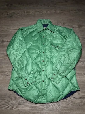 Custom Made Shirts By Heck Shirt Men’s Size XL Western Bullet Quilted Shacket - Image 1 of 4
