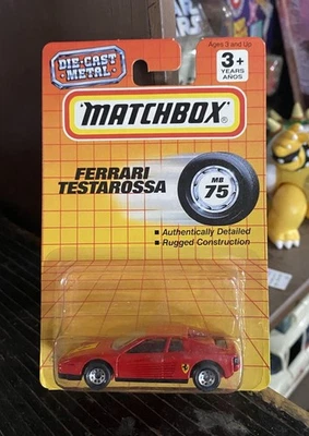 Vintage 1993 Matchbox Ferrari Testarossa Motor City Collection MB 75 1:64 - Image 1 of 2