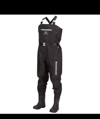 Bota 3D Pie Juego Vadeador Ultra Alta Resistencia Negro Cuadros Nylon PVC Pesca Hun... Foto 1 de 4