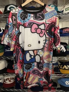 HELLO KITTY AOP JERSEY SHIRT 24x33 L/XL - Picture 1 of 2