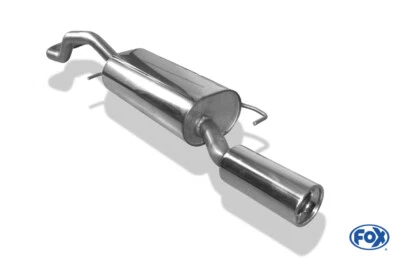 Escape Deportivo Fox Silenciador Final Para Seat Cordoba 6K, C VW Polo 6KV - Imagen 1 de 4