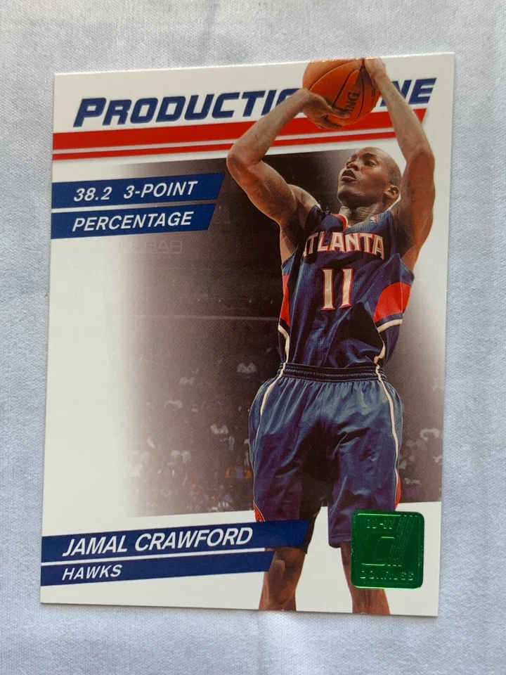 2010-11 Donruss Emerald Production Line Die Cut Jamal Crawford #97 - Image 1 of 2