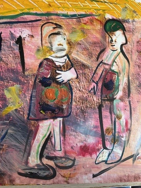 Foto Artbrut Portrait Surrealismus Belgien Familie Pop Art Kunst Kinder  Malerei - Bild 1 von 1