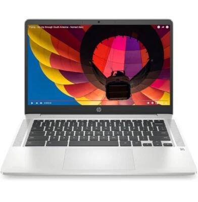HP Chromebook 14a-na0230nr Intel Celeron N4120 Quad-core (4 Core) 1.10 GHz - 4GB - Image 1 of 4
