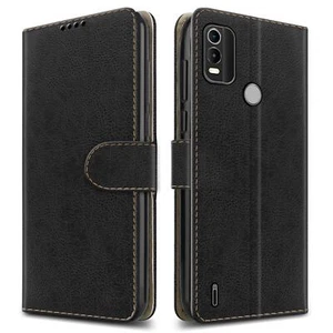 For Nokia C21 Plus Case, Leather Wallet Flip Stand Phone Cover + Screen Guard - Picture 1 of 20