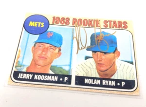 Topps 1968 Rookie Stars Nolan Ryan / Jerry Koosman Reprint Gold Stamp Signature - Bild 1 von 8