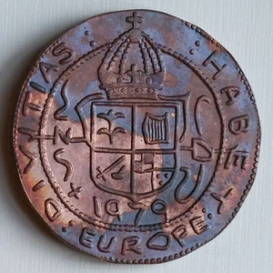1979 GREAT BRITAIN European Parliament Fantasy Token Medal in Square Holder - Picture 1 of 4