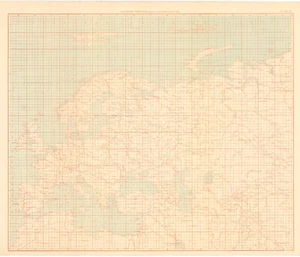Russian Soviet Military Topographic Maps - INDEX SHEET FOR 1:200 000 MAPS - Picture 1 of 1