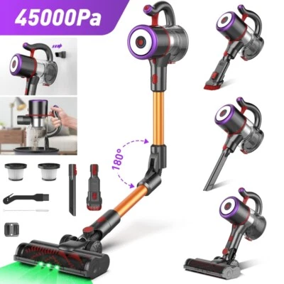 45000Pa/550W Staubsauger Akku Handstaubsauger kabellos 7-in-1 Wandladestation - Bild 1 von 4