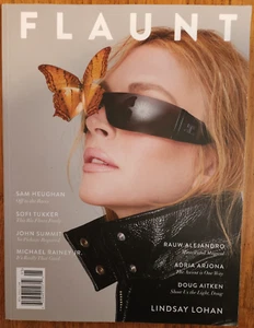 FLAUNT magazine LINDSAY LOHAN Ella Hunt SAM HEUGHAN Rauw Alejandro Adria Arjona - Picture 1 of 1