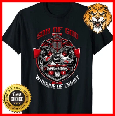 GILDAN Knights Templar Son Of God Warrior Of Christ T-Shirt