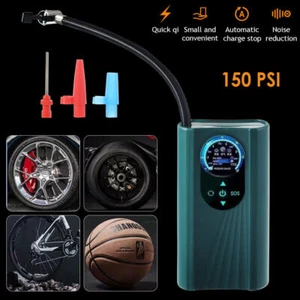 Small Portable Car Air Pump Multifunctional Pump Electric Tire Inflator - Picture 1 of 12