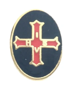 Freimaurer Konklave Orden Wappen Emaille Anstecknadel Abzeichen (K056) - Bild 1 von 3