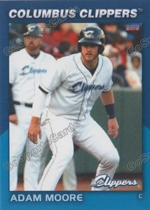 2016 Columbus Clippers Adam Moore RC Rookie Indians - Picture 1 of 1