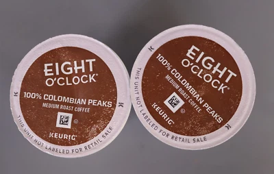 EIGHT O'CLOCK Eight O Clock 100% Colombian Peaks Medium Roast Coffee K-Cup Pods 32 Ct.