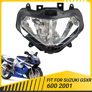 Front Headlight Assembly Headlamp For Suzuki GSXR 750/600 2001-2003 GSX-R 1000 - Foto 1 di 13