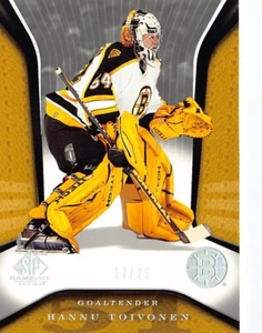 2006-07 SP Game Used Rainbow #9 Hannu Toivonen /25 - Imagen 1 de 2