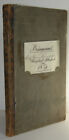 Brumanual Trring Gutenzell'sche Herrschaft Jettenbach Manuskript 1854/54 