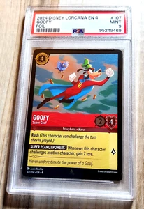 2024 Disney Lorcana Ursula's Return GOOFY #107 Foil PSA 9 Mint - Picture 1 of 2
