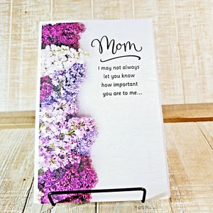 American Greetings Mother's Day Card To Mom Purple Floral Special Appreciate - Picture 1 of 10