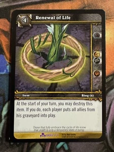 Insignia Promocional World of Warcraft TCG 2/4 Renovación de la Vida - Imagen 1 de 2