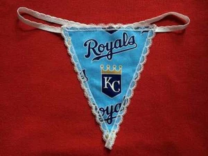 Damen-Baseball-String Tanga Kansas City Royals mlb sexy Unterwäsche - Bild 1 von 1