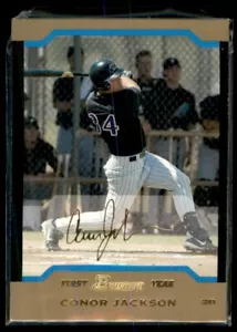 2004 BOWMAN AUTOGRAMME CONOR JACKSON AUTO ARIZONA DIAMONDBACKS #168 - Bild 1 von 2