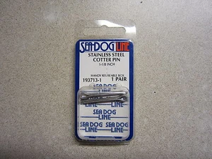 Seadog 193713-1 (2) Stainless Steel Cotter Pins 1 1/8" - Picture 1 of 2
