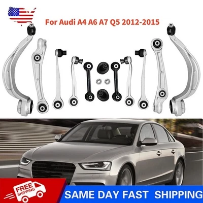 12× For Audi A4 A6 A7 Q5 2012-2015 Front Control Arm Balljoint Suspension Kit - Image 1 of 4