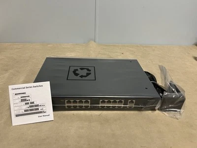 GW Security 16 x 100Mbps PoE Ports with 2 x 100Mbps Uplink & 1 x Gbps SFP Uplink - Image 1 of 4