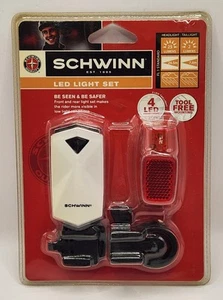 SCHWINN LED LIGHT SET ( NEW ) FRONT AND REAR LIGHT SET - Picture 1 of 2