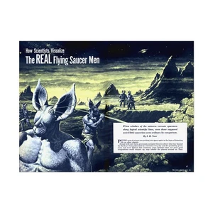 The Real Flying Saucer Men, 1951 - Paper Poster - Picture 1 of 49