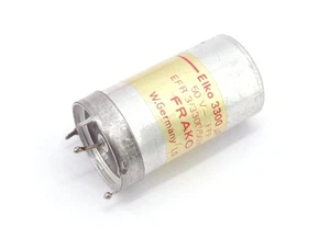FRAKO EFR 3300 uF µF 50V Electrolytic Capacitor Elko Kondensator 4-Pin Vintage - Picture 1 of 1
