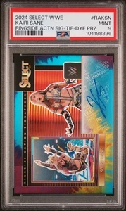 Panini WWE Select 2024 Kairi Sane Tie-Dye Ringside Action Auto Card /25 PSA 9 - Picture 1 of 1