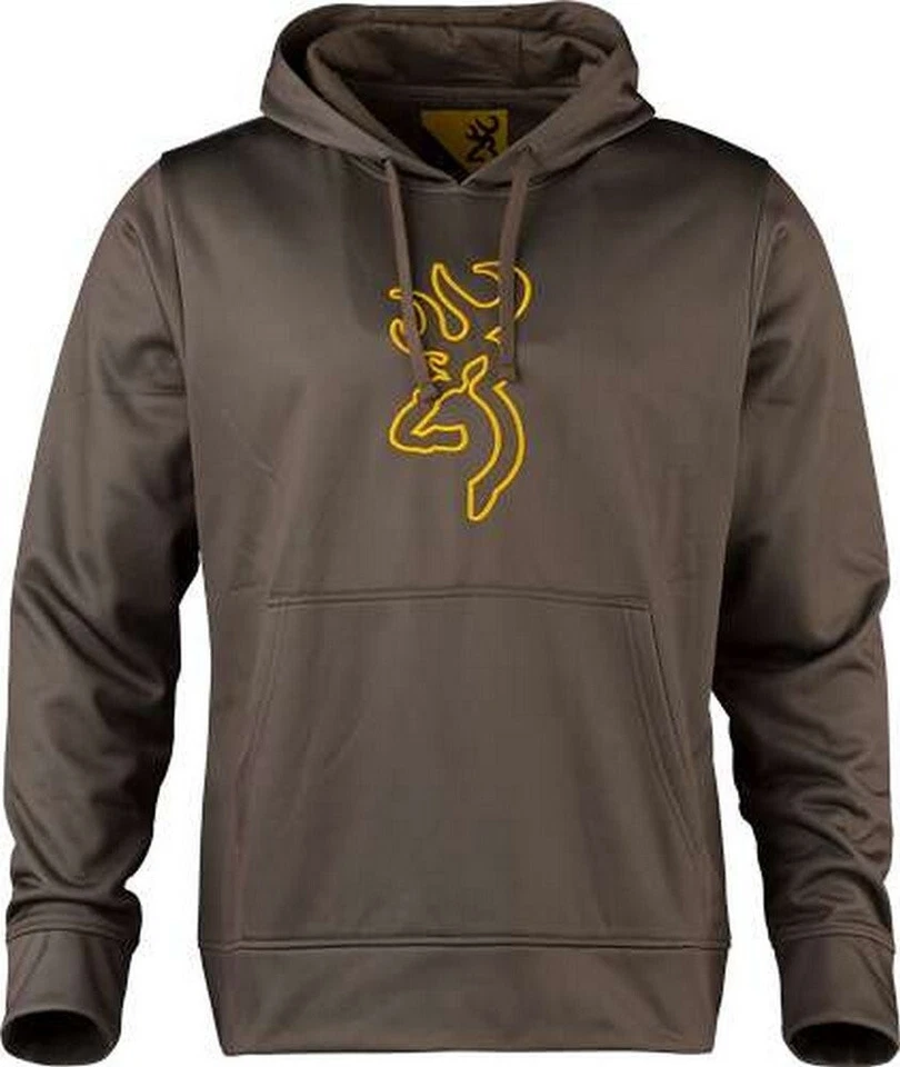 Browning Tech Hoodie Long Sleeve Major Brown Size 2X-Large - 3011889805 - Image 1 of 1