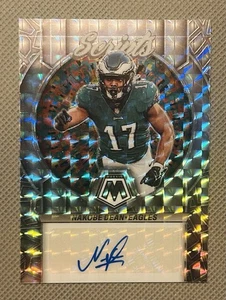 Nakobe Dean 2023 Panini Mosaic Scripts Silver Mosaic Prizm Auto Card #S6 Eagles - Bild 1 von 2