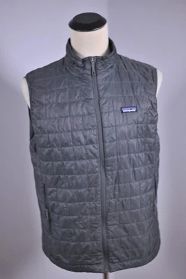 Patagonia Nano Puff Vest Forge Grey Men's Large L - Image 1 of 4