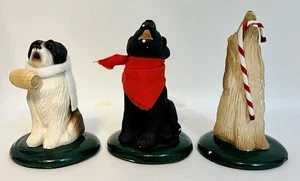 Byers Choice 1989-1991 Dog Collection - 3  Dog Figurines - Picture 1 of 8