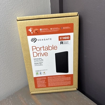 New Seagate Portable Portable Drive 1TB Micro USB-B to USB-A HDD 2N1AP1-571 - Image 1 of 3