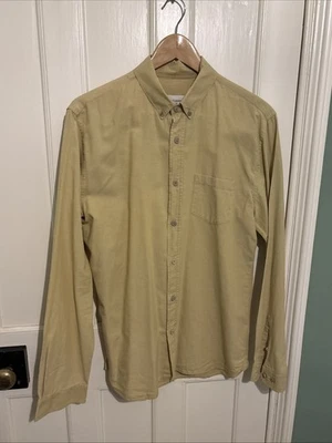 Octobre Editions Cotton Linen Charlie Shirt Size L Yellow - Image 1 of 4