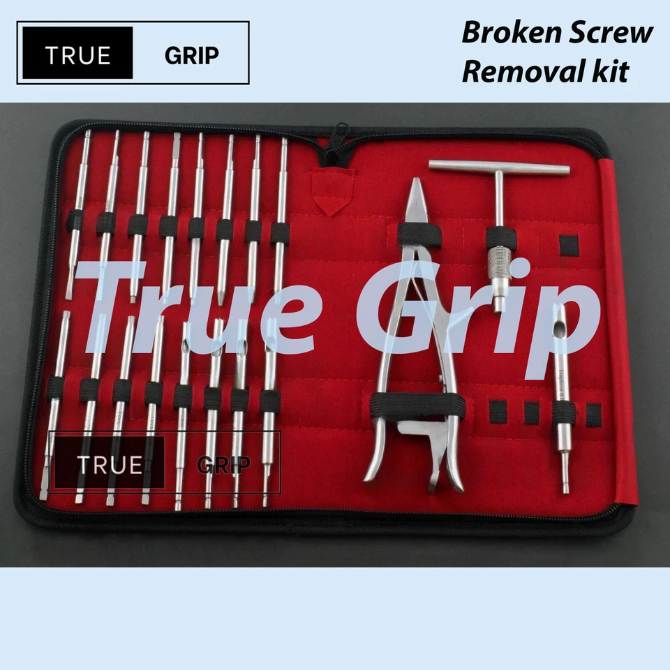 Kit de extracción de tornillos rotos fijador interno extractor instrumentos ortopédicos Foto 1 de 4