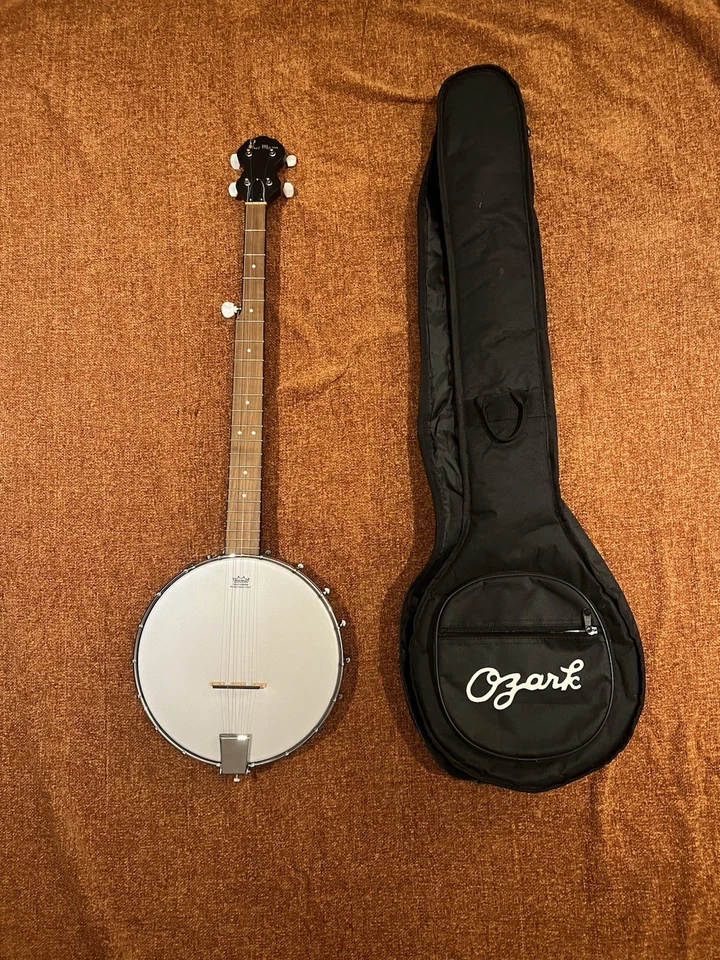 Blue Moon Five-String Banjo with Open Back, Mahogany (Hobgoblin) - Image 1 of 4