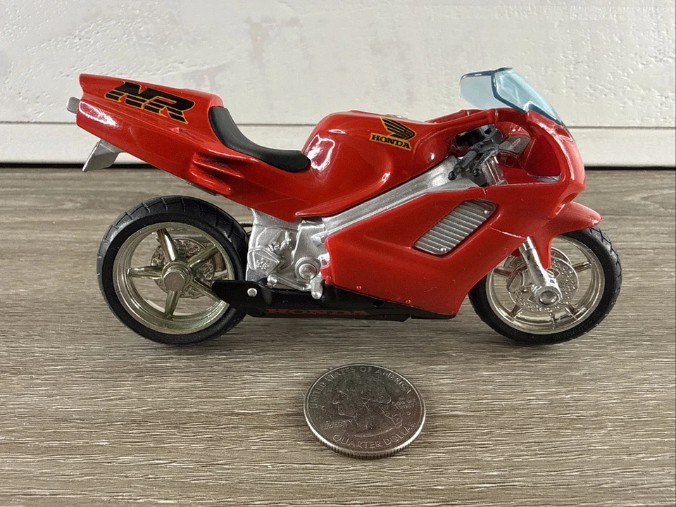 Maisto 1996 Rojo y Negro Honda NR Diecast Moto 1/18 Envío Rápido Foto 1 de 4