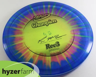 Innova BRAND NEW INNOVA MCBETH 4X DYED CHAMPION ROC3 178.3g OOP!! Hyzer Farm G77 - Image 1 of 2