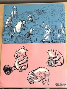 Winnie-the-Pooh Vintage Pair of Place Mats by Stephen Slesinger Inc. - Picture 1 of 4